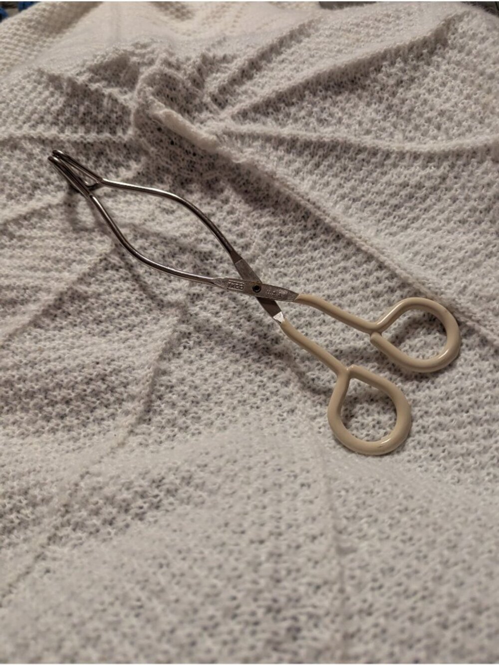 EKCO 10 1/2" Stainless Steel Kitchen Tongs Grippers Vintage Nylon Handles
